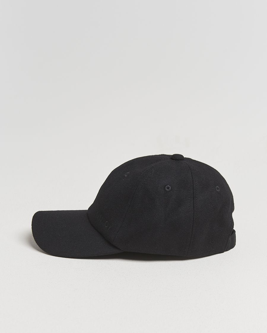 Uomini | NN07 Boiled Wool Cap Black | NN07 | Boiled Wool Cap Black