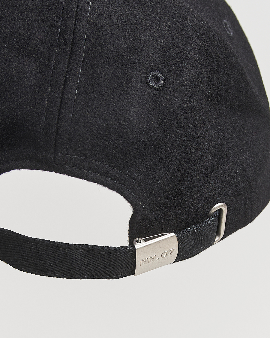 Uomini | NN07 Boiled Wool Cap Black | NN07 | Boiled Wool Cap Black