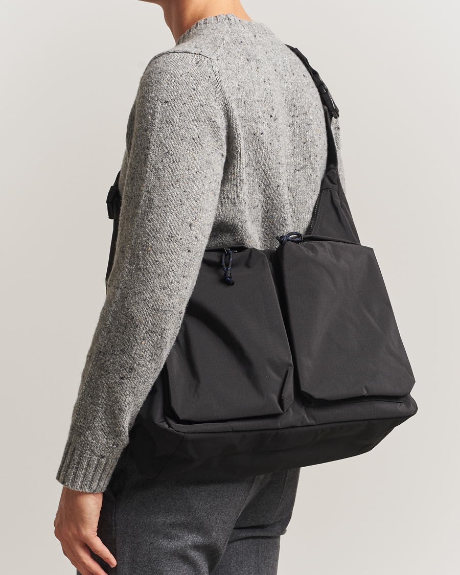 Uomini | Borse | NN07 | Nylon Ripstop Messenger Bag Black