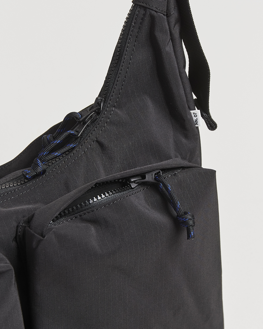 Uomini | Borse | NN07 | Nylon Ripstop Messenger Bag Black