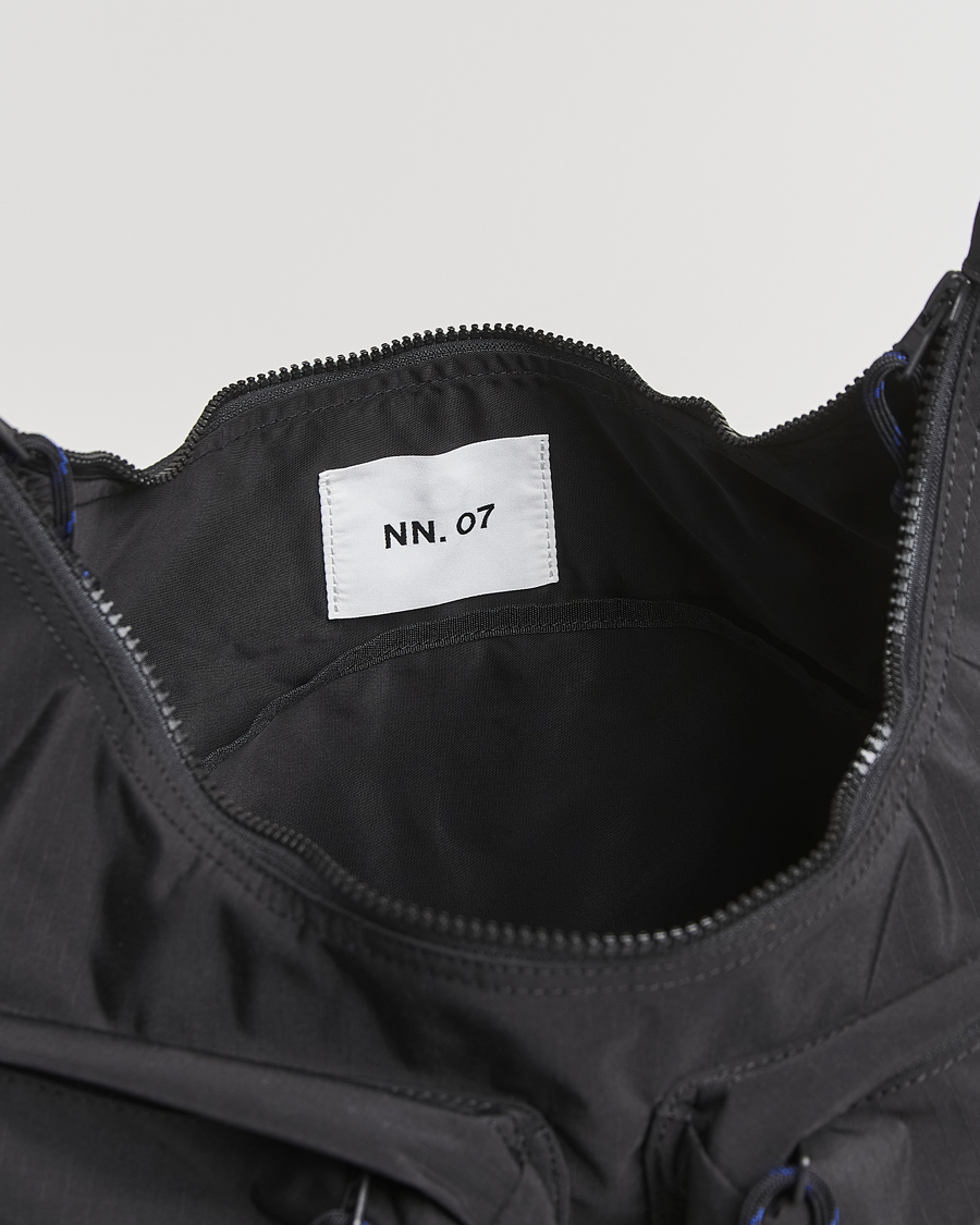 Uomini | Borse | NN07 | Nylon Ripstop Messenger Bag Black