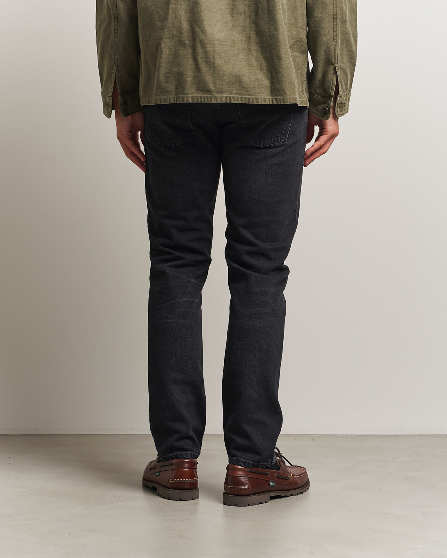 Uomini | Pantaloni | Nudie Jeans | Solid Ollie Jeans Black Force