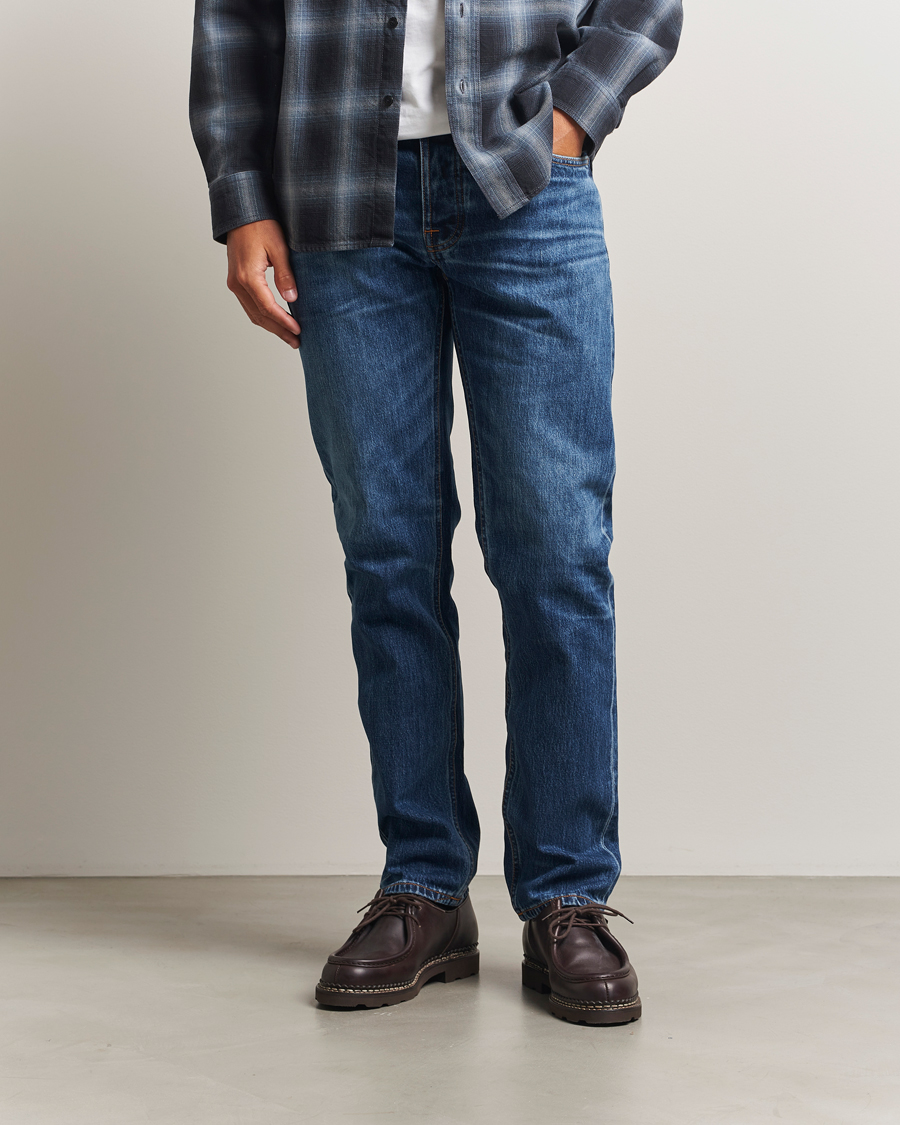 Uomini | Pantaloni | Nudie Jeans | Solid Ollie Jeans Life Tracks