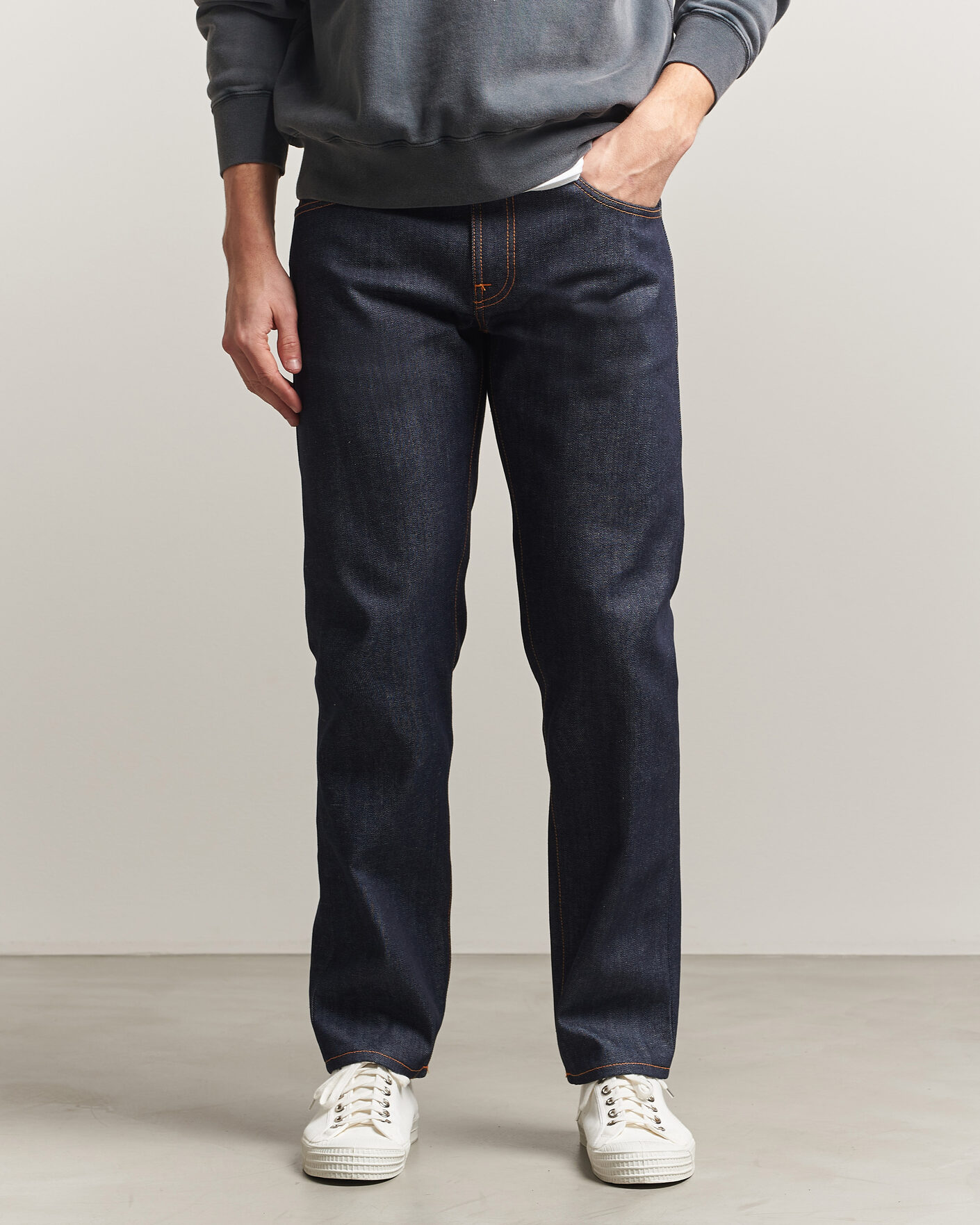 Uomini | Pantaloni | Nudie Jeans | Gritty Jackson Jeans Dry Dusk Selvage