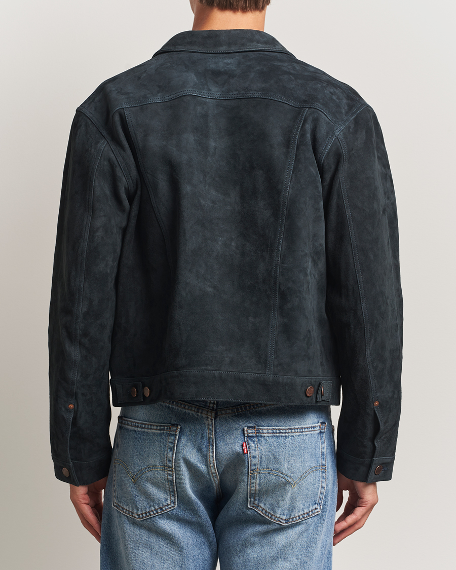 Uomini | Giacche | Nudie Jeans | Dante II Suede Jacket Navy