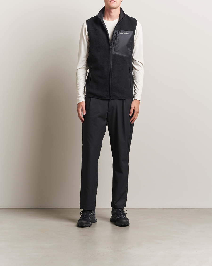 Uomini | Maglieria | Peak Performance | Pile Vest Black