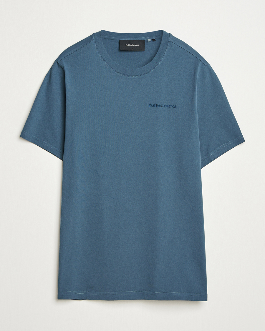 Uomini | T-shirt | Peak Performance | Original Crew Neck T-Shirt Mountain Lake