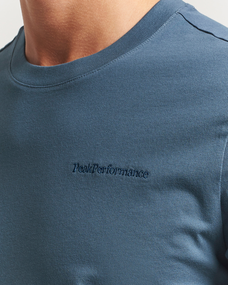 Uomini | T-shirt | Peak Performance | Original Crew Neck T-Shirt Mountain Lake