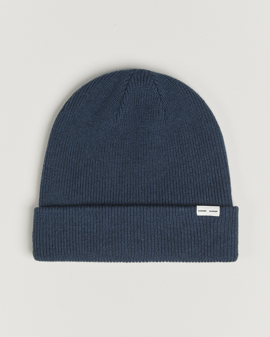 Uomini | Berretti | Samsøe Samsøe | The Wool Beanie Midnight Navy