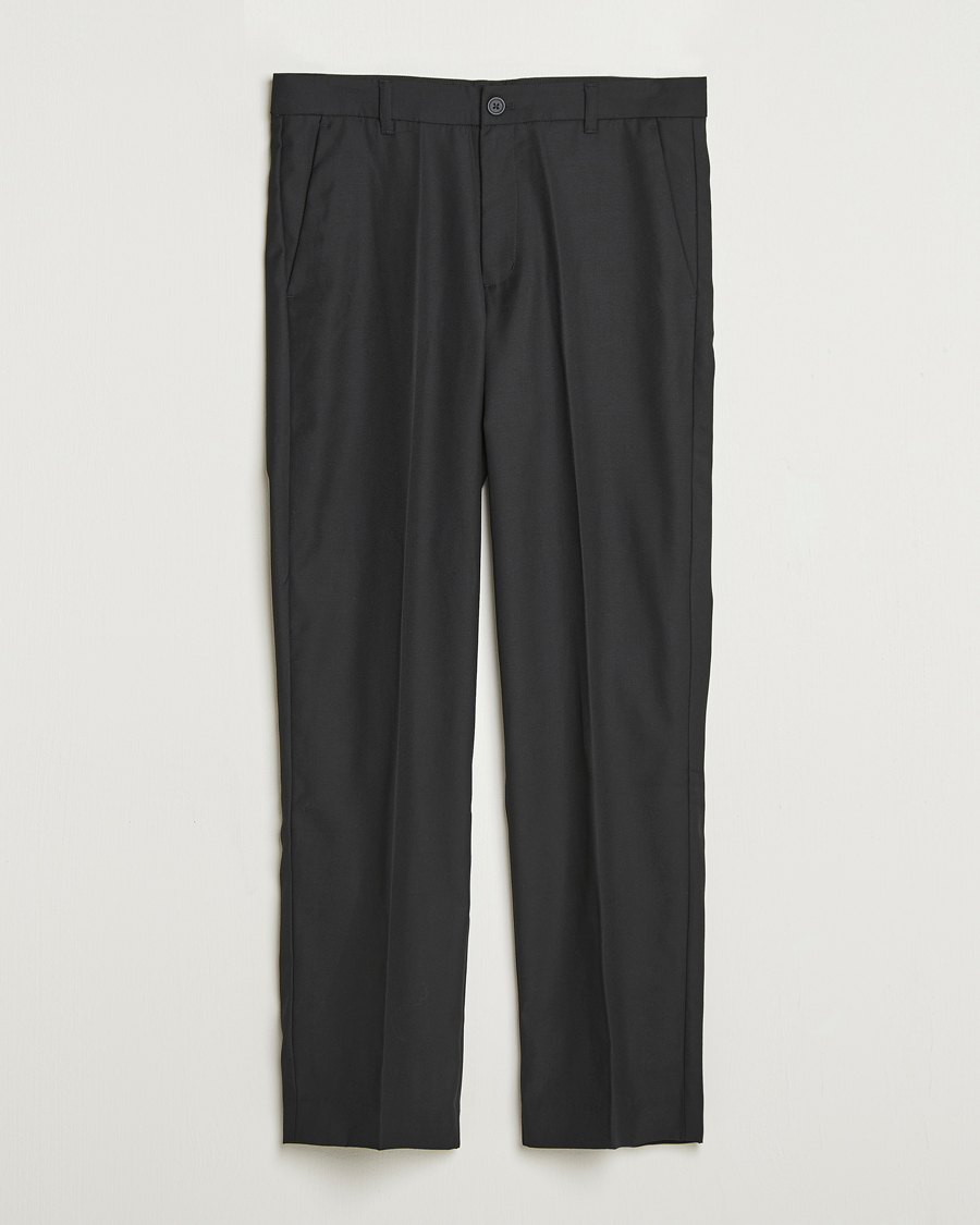 Uomini | Pantaloni | Samsøe Samsøe | Noah Pleated Trousers Black