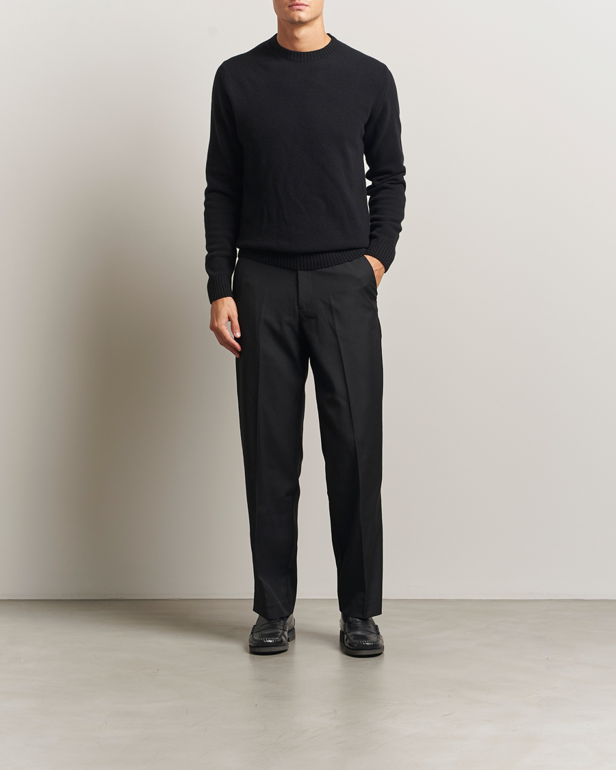 Uomini | Pantaloni | Samsøe Samsøe | Noah Pleated Trousers Black