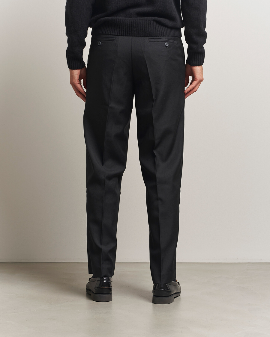 Uomini | Pantaloni | Samsøe Samsøe | Noah Pleated Trousers Black