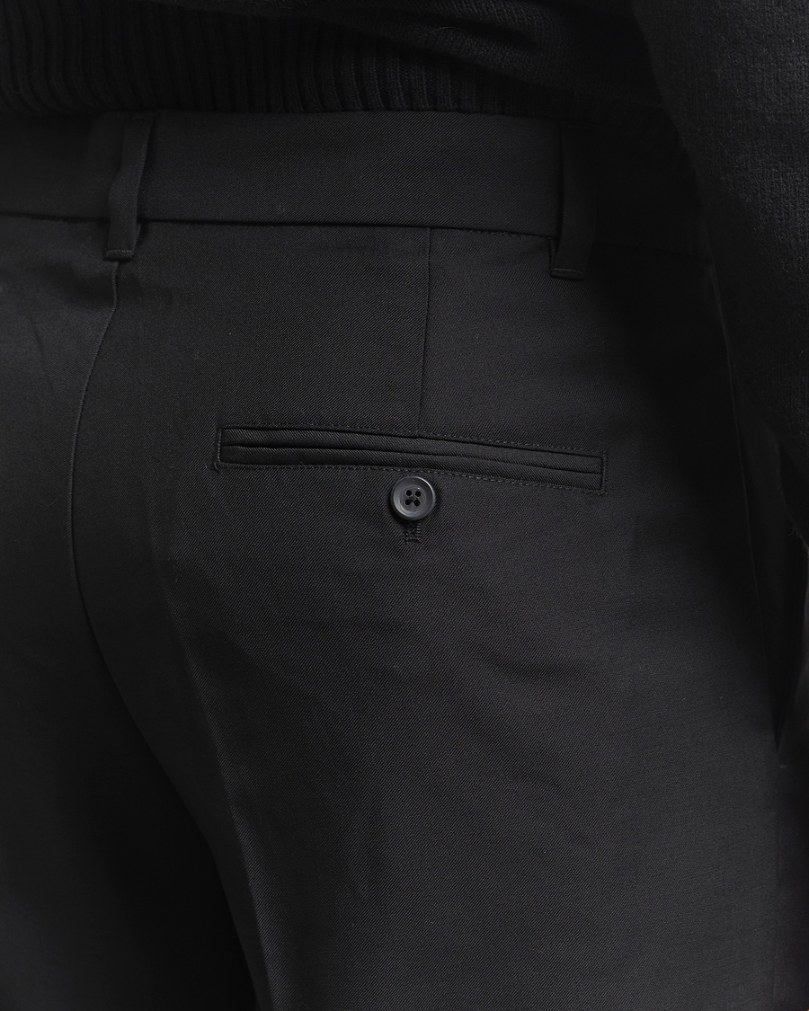 Uomini | Pantaloni | Samsøe Samsøe | Noah Pleated Trousers Black