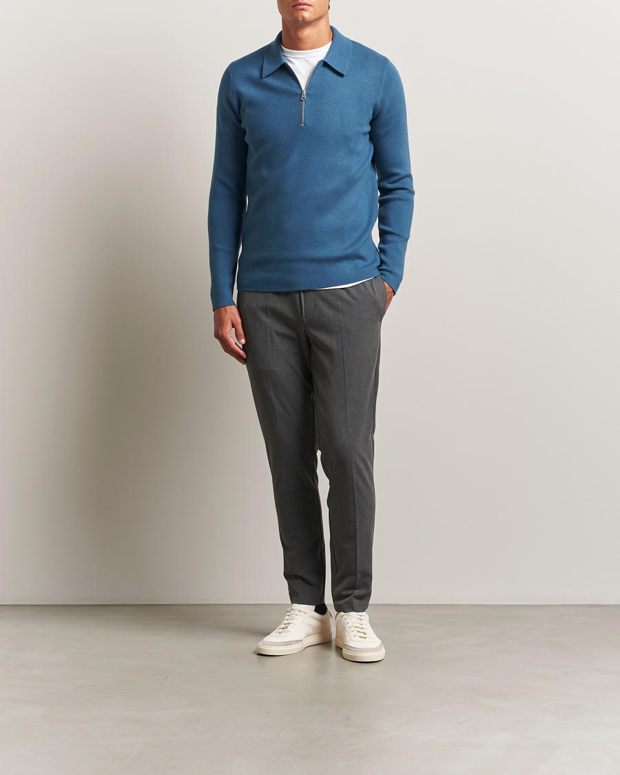 Uomini | Pantaloni | Samsøe Samsøe | Smithy Drawstring Trousers Dark Grey Melange