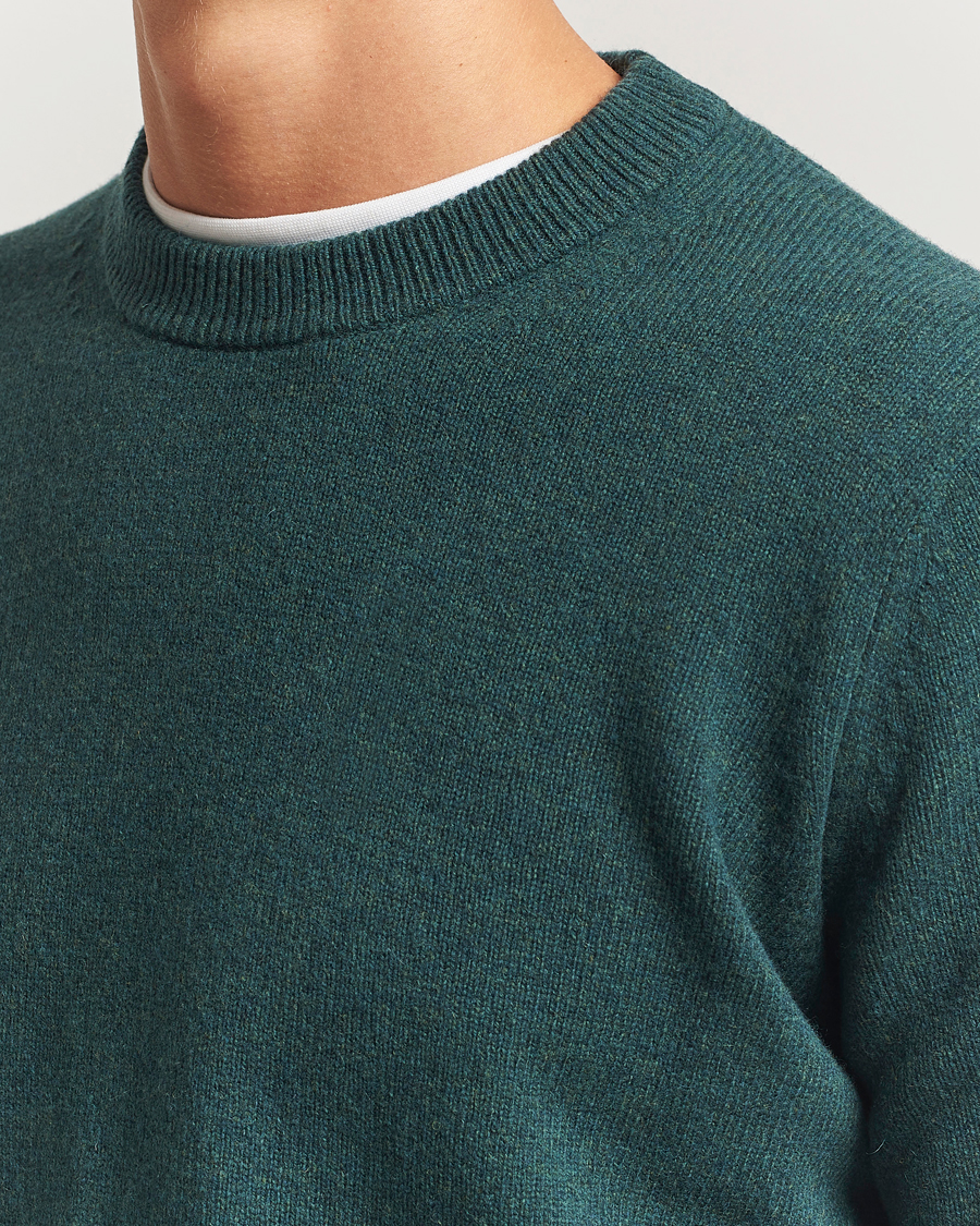 Uomini | Maglieria | Samsøe Samsøe | Isak Knitted Crew Neck Green Gables