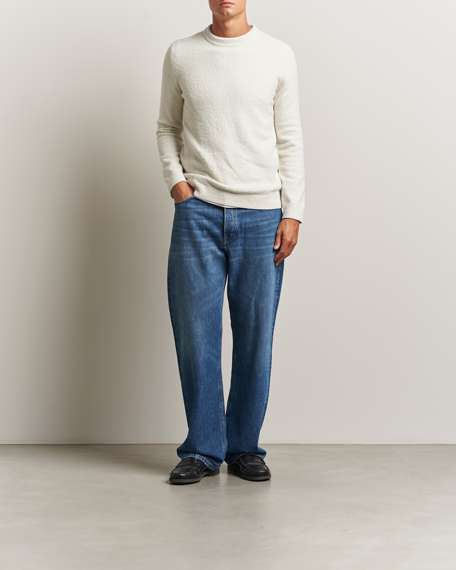 Uomini | Maglieria | Samsøe Samsøe | Nino Knitted Sweater Silver Birch