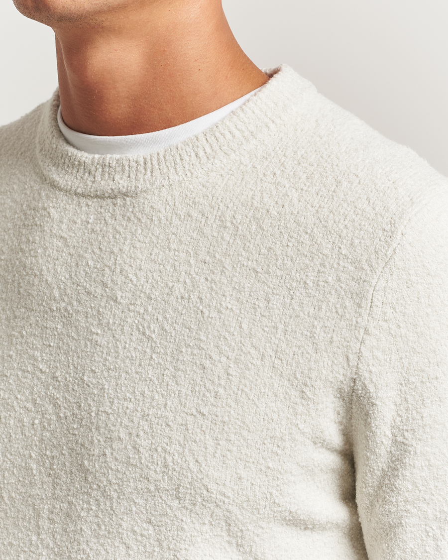 Uomini | Maglieria | Samsøe Samsøe | Nino Knitted Sweater Silver Birch