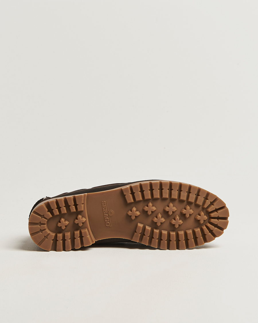 Uomini | Mocassini | Sebago | Acadia Waxed Suede Loafer Dark Brown