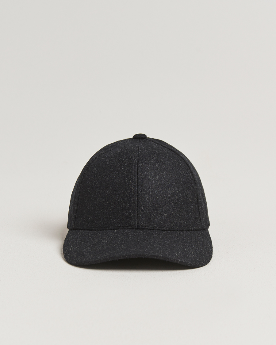 Uomini | Cappelli & Berretti | Varsity Headwear | Flannel Baseball Cap Jade Black