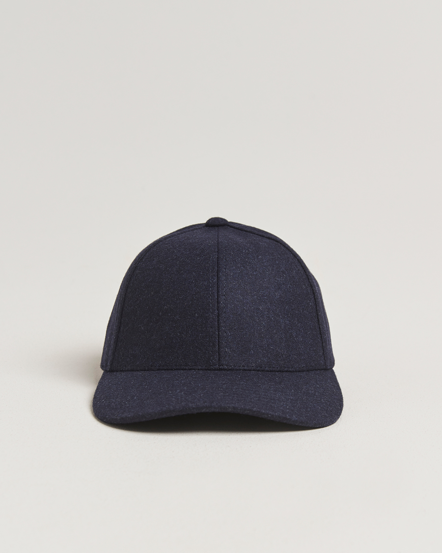 Uomini | Cappelli & Berretti | Varsity Headwear | Flannel Baseball Cap Dark Navy