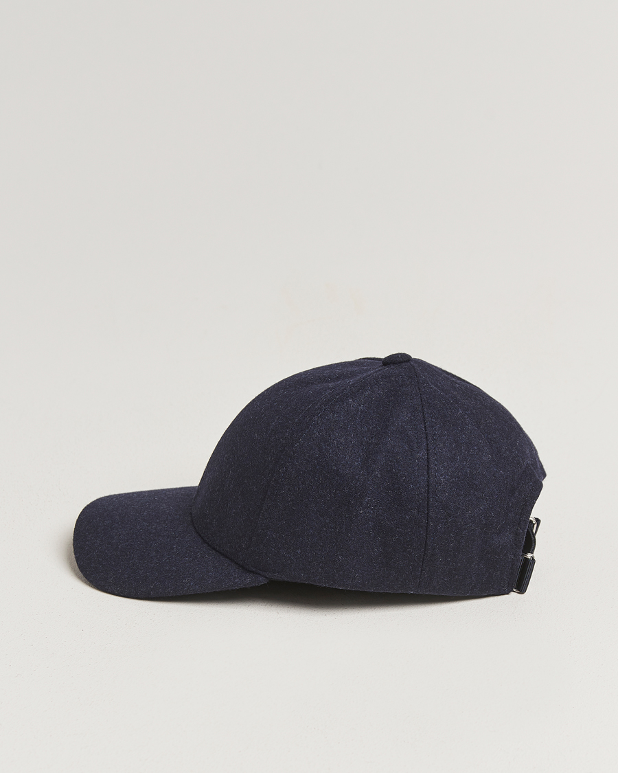 Uomini | Cappelli & Berretti | Varsity Headwear | Flannel Baseball Cap Dark Navy