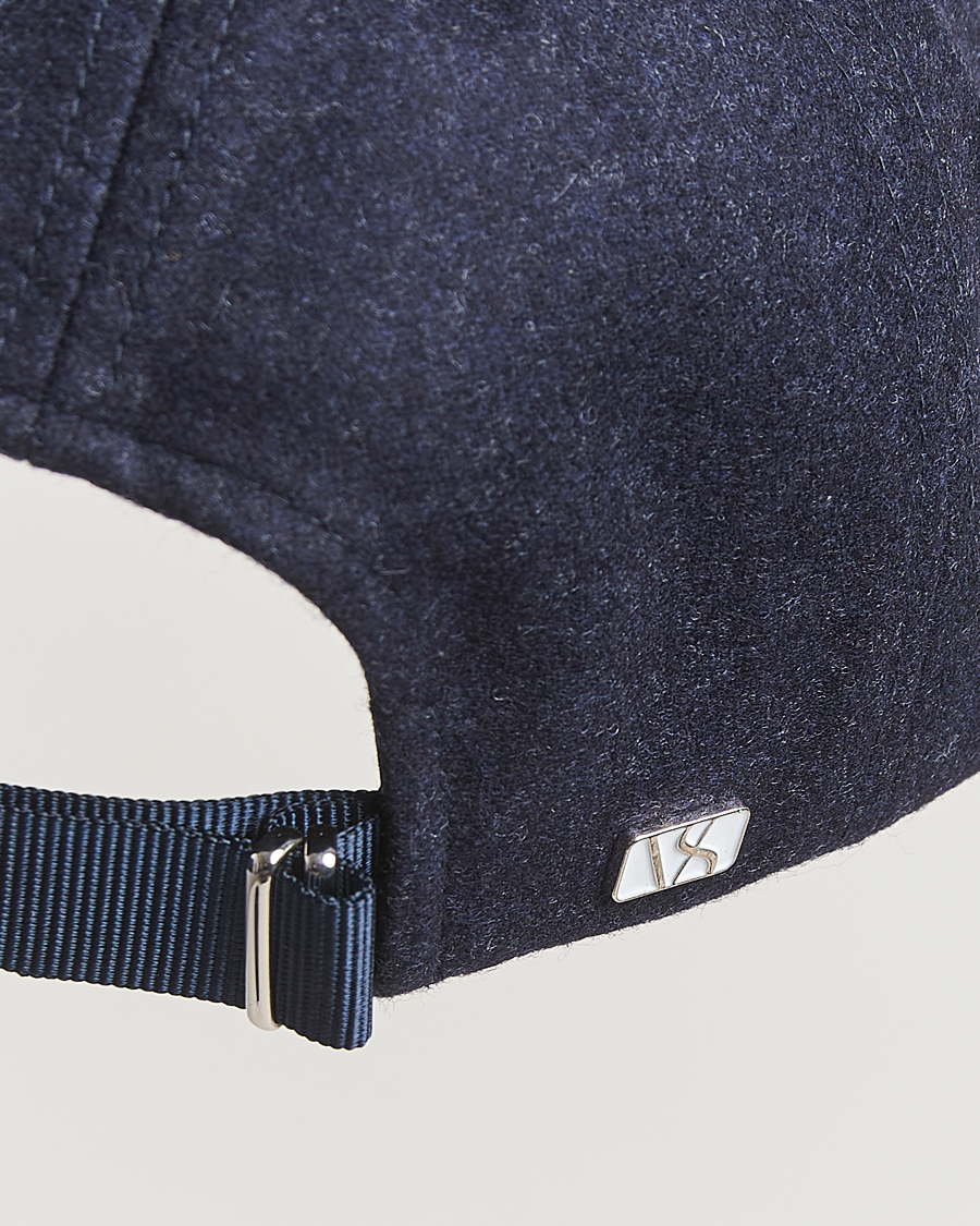 Uomini | Cappelli & Berretti | Varsity Headwear | Flannel Baseball Cap Dark Navy