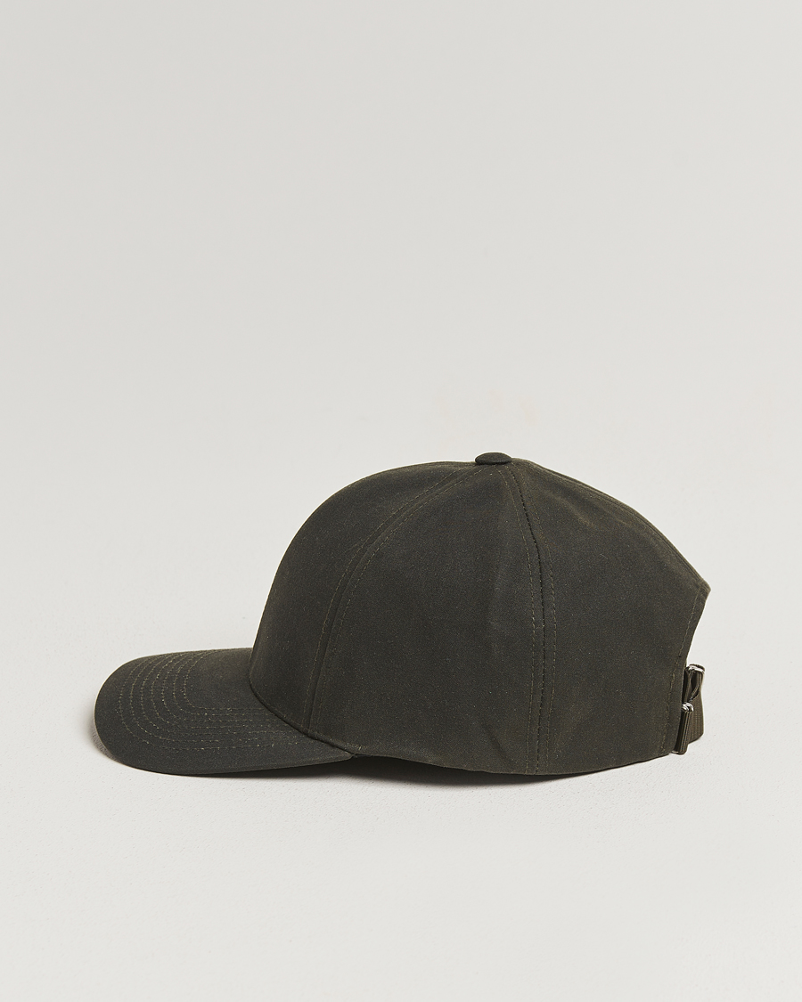 Uomini | Cappelli & Berretti | Varsity Headwear | Oilskin Baseball Cap Ivy Green