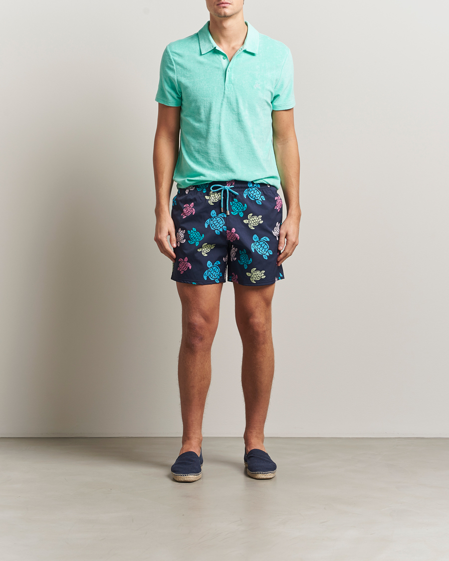 Uomini | Costumi da bagno | Vilebrequin | Moorise Swim Shorts Bleu Marine