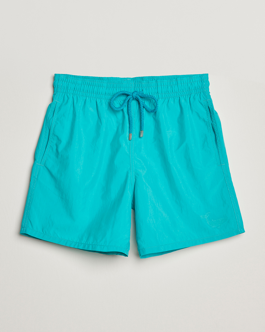 Uomini | Costumi da bagno | Vilebrequin | Moorea Aquareactive Swim Shorts Vert Disco