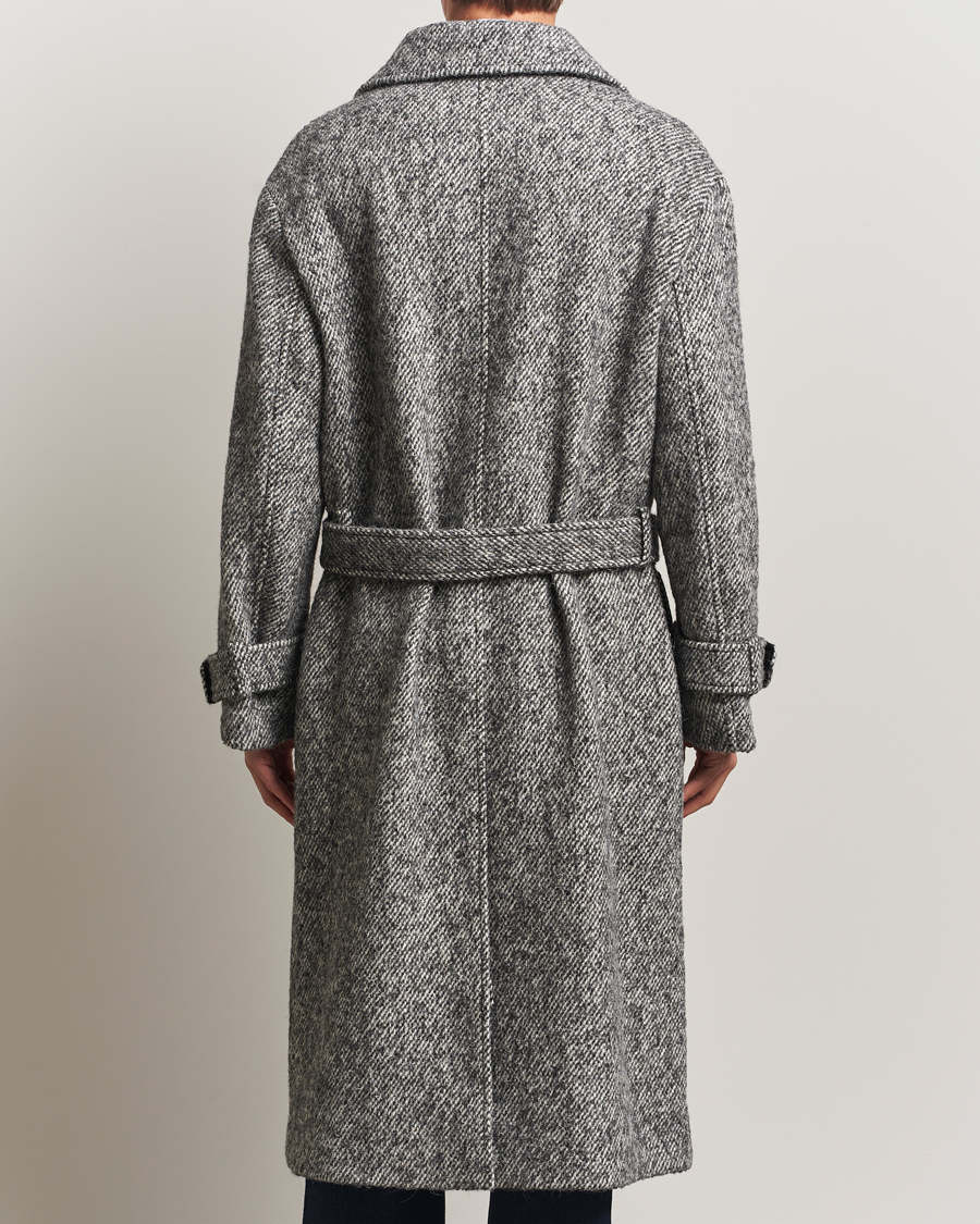 Uomini | Giacche | GANT 240 Mulberry Street | Tweed Wool Coat Black