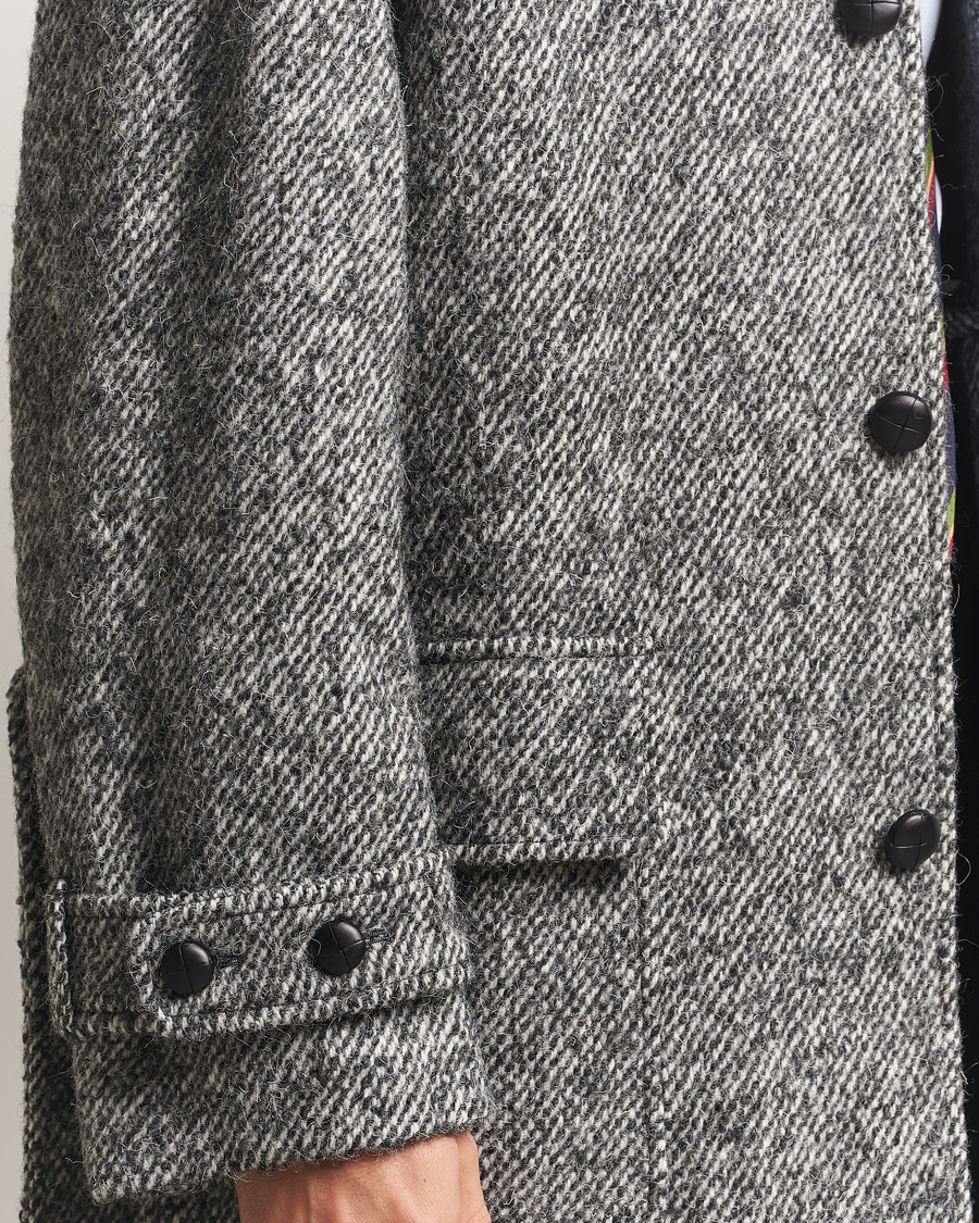 Uomini | Giacche | GANT 240 Mulberry Street | Tweed Wool Coat Black