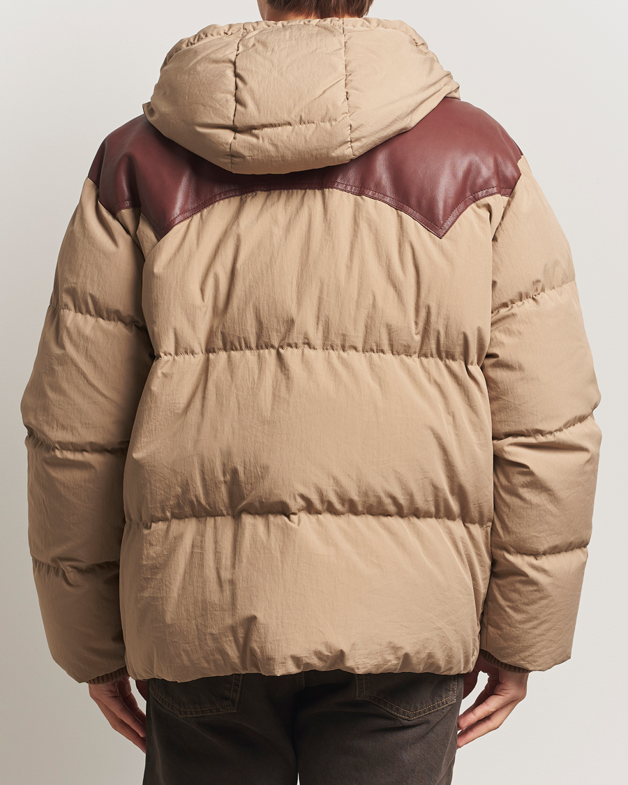 Uomini | Giacche | GANT 240 Mulberry Street | Cotton Down Hooded Jacket Carmel Beige