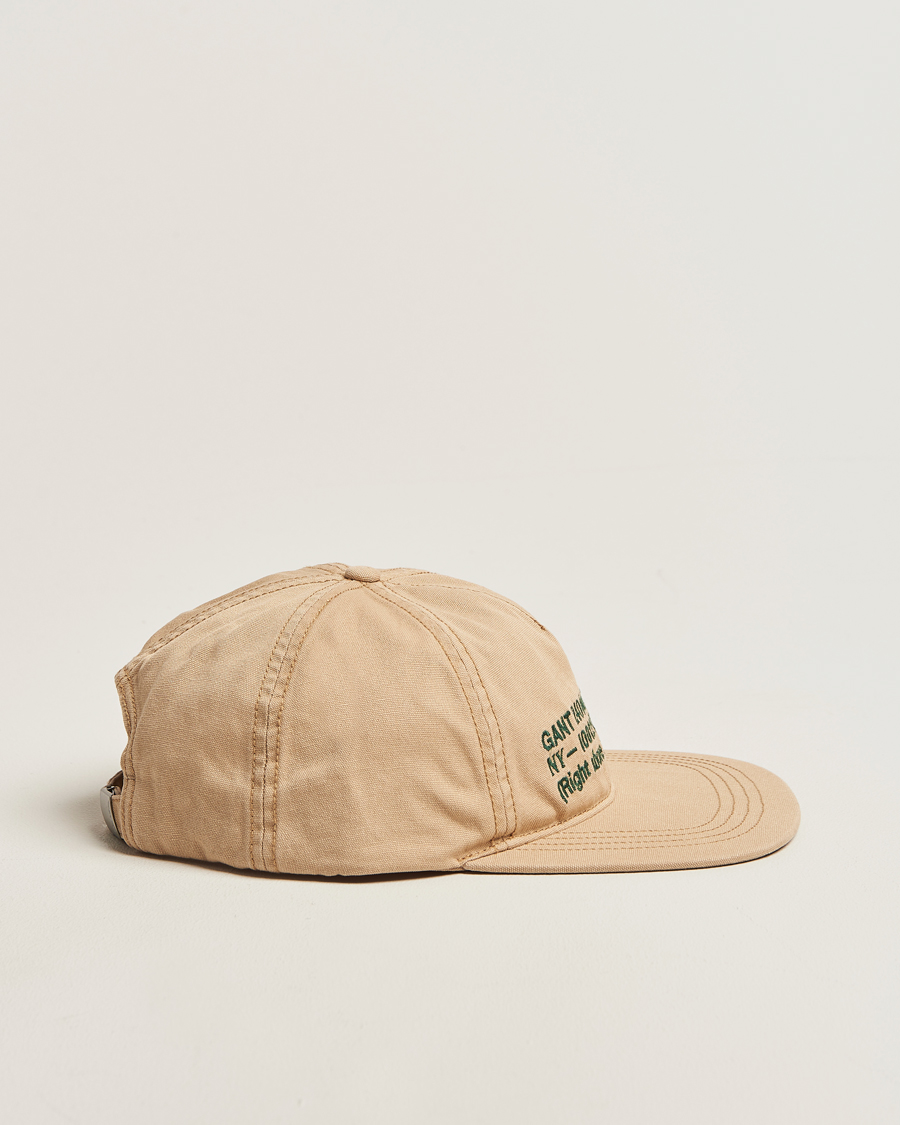 Uomini | Cappelli & Berretti | GANT 240 Mulberry Street | Canvas Cap Light Taupe