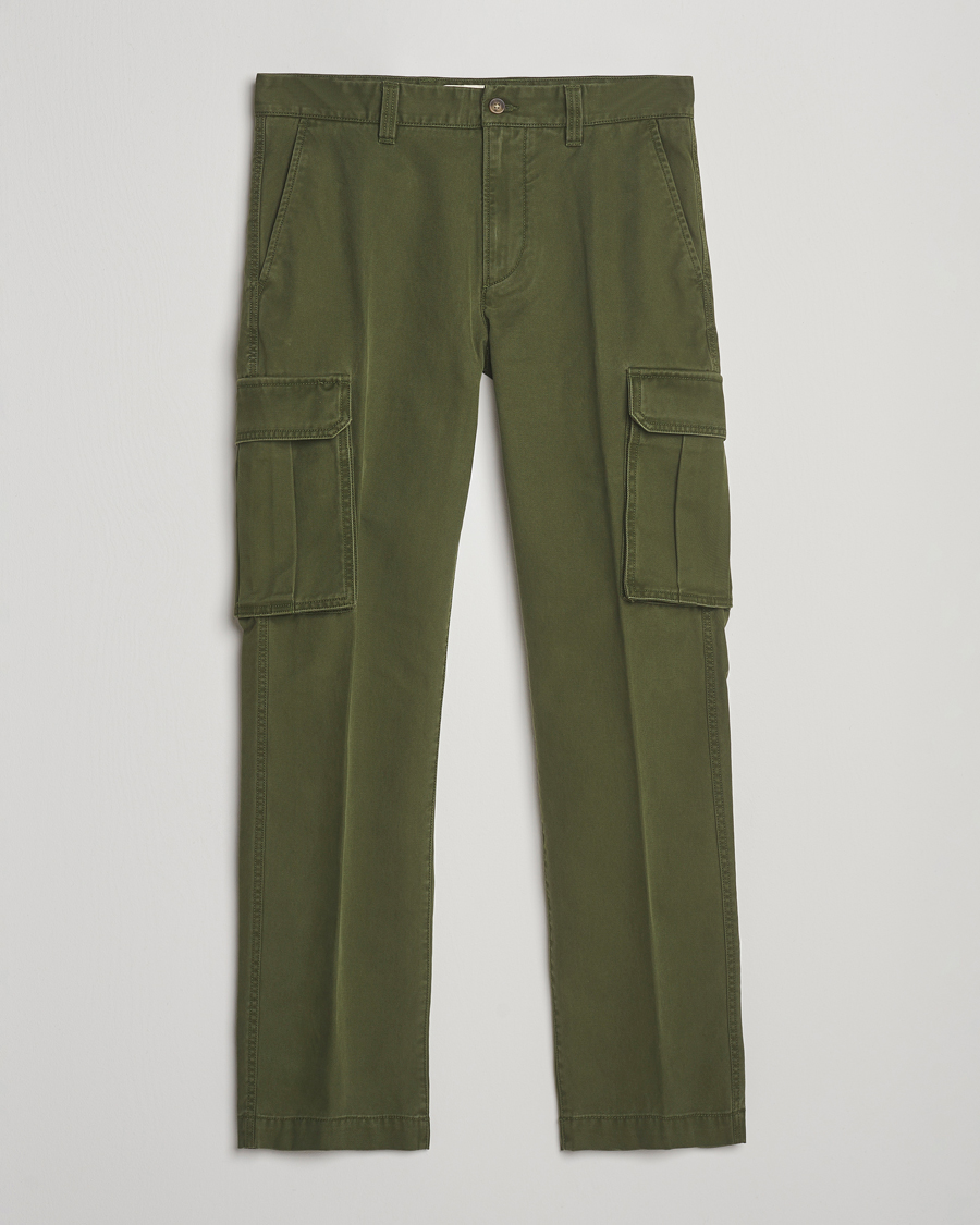 Uomini | Pantaloni | Gant | Regular Fit Cotton Twill Cargo Pants Country Green