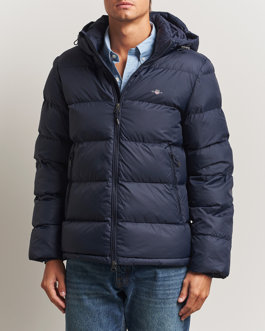 Uomini | Giacche | Gant | The Active Cloud Down Jacket Evening Blue
