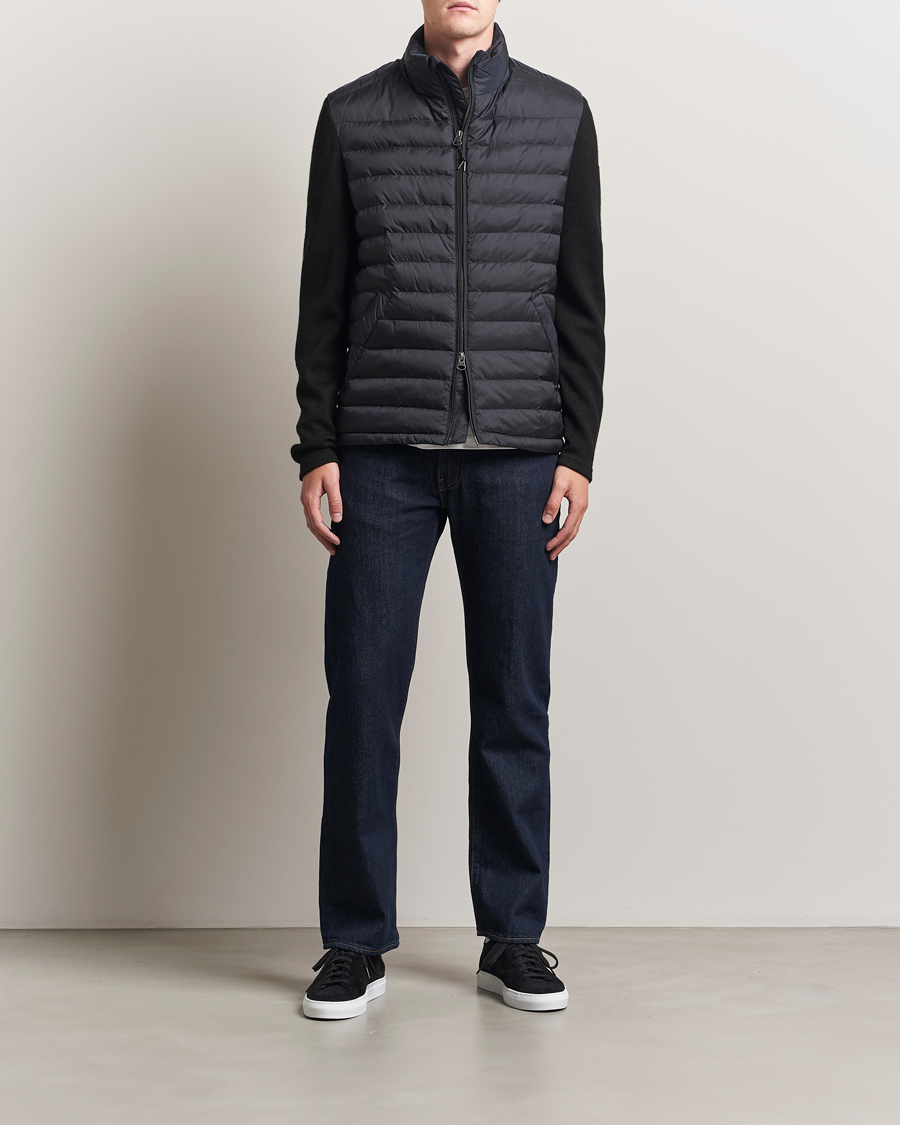 Uomini | Giacche | Gant | Mixed Media Hybrid Jacket Black