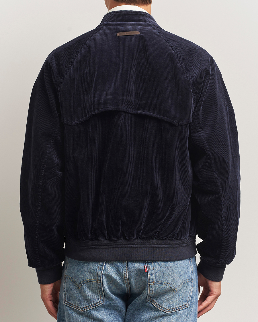 Uomini | Giacche | Gant | Corduroy Harrington Jacket Evening Blue