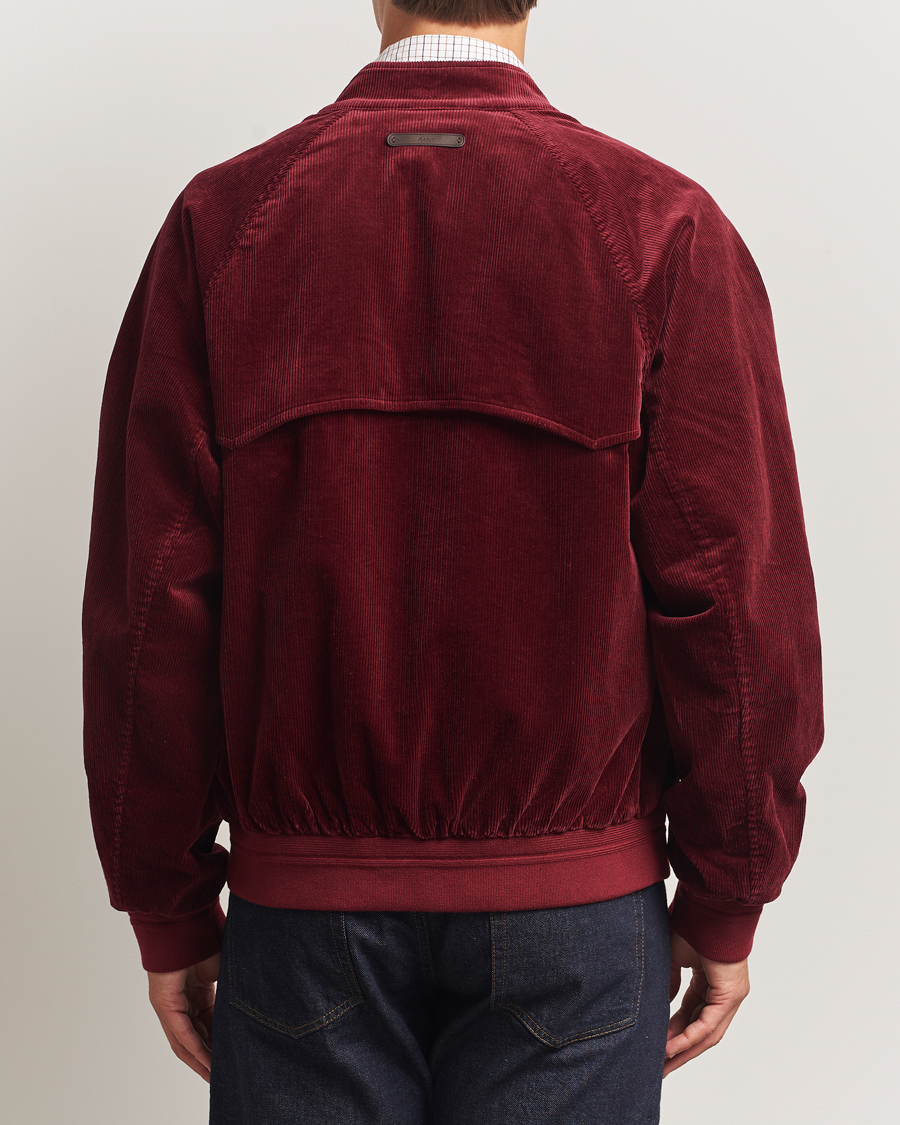 Uomini | Giacche | Gant | Corduroy Harrington Jacket Plumped Red