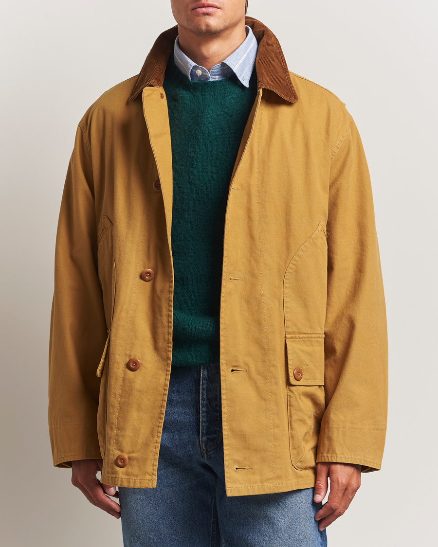 Uomini | Giacche | Gant | Canvas Field Jacket Peanut Butter