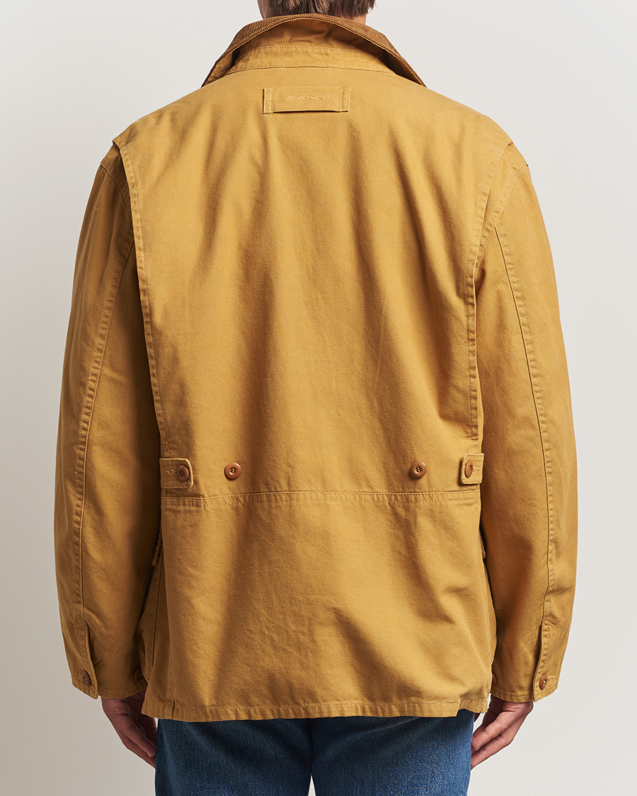 Uomini | Giacche | GANT | Canvas Field Jacket Peanut Butter
