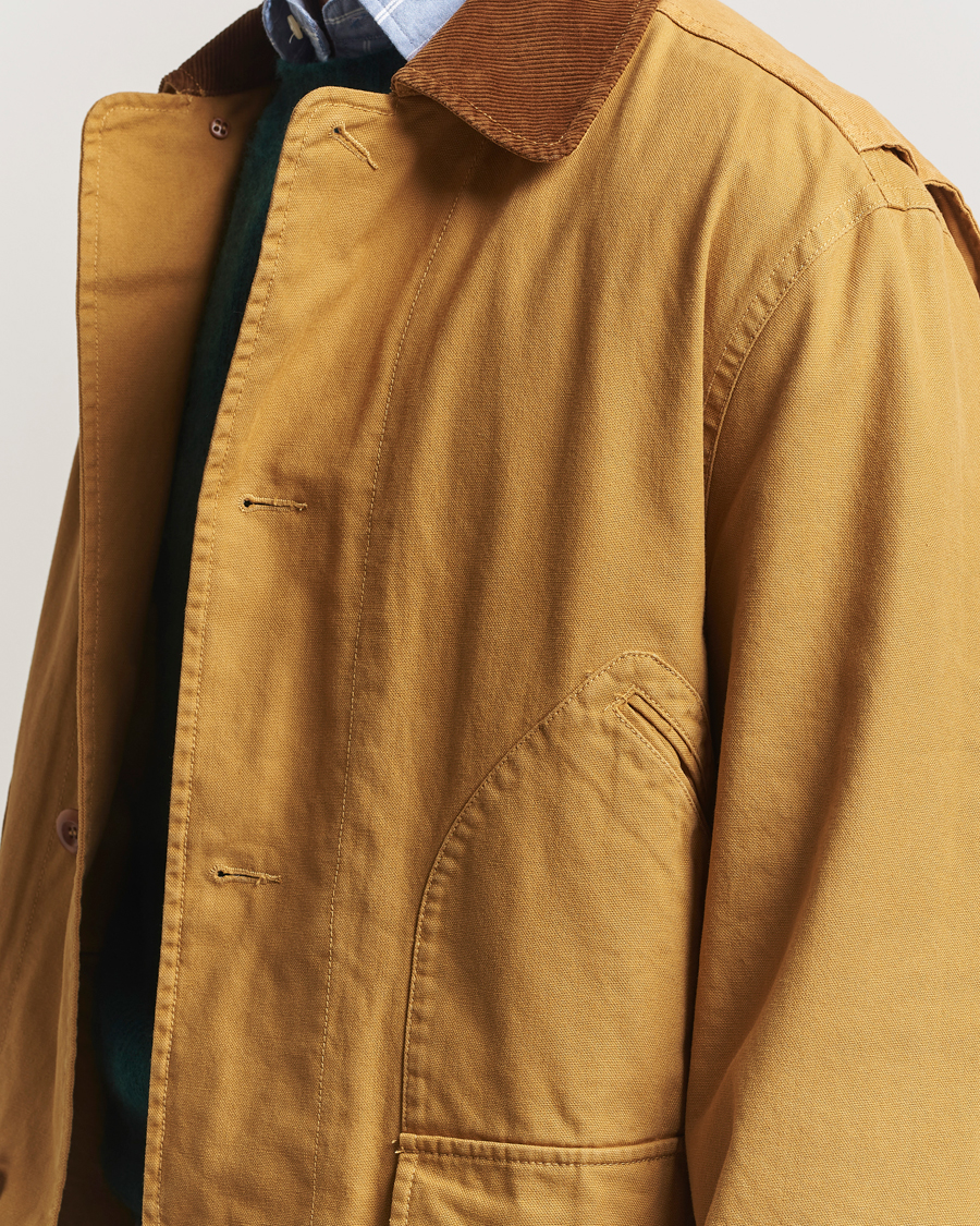 Uomini | Giacche | Gant | Canvas Field Jacket Peanut Butter
