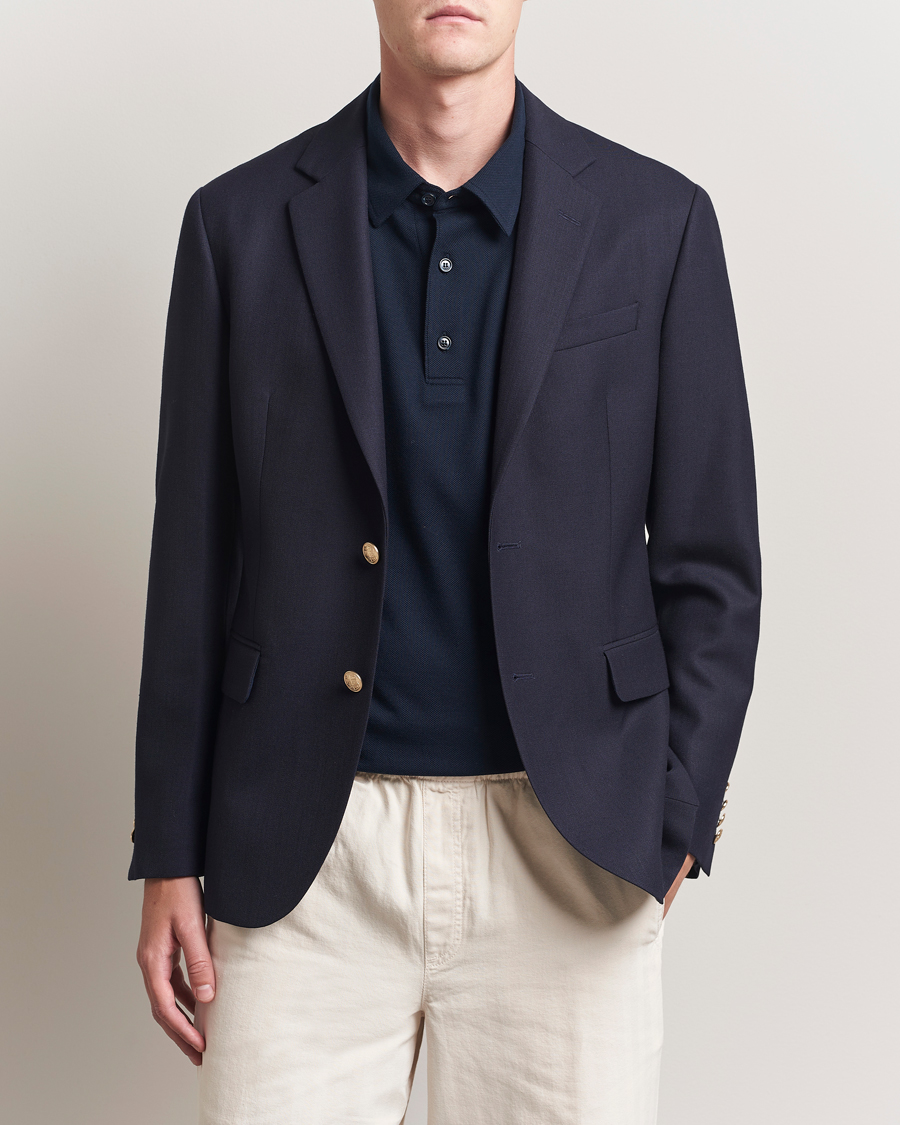 Uomini | Blazers | Gant | Wool Club Blazer Evening Blue