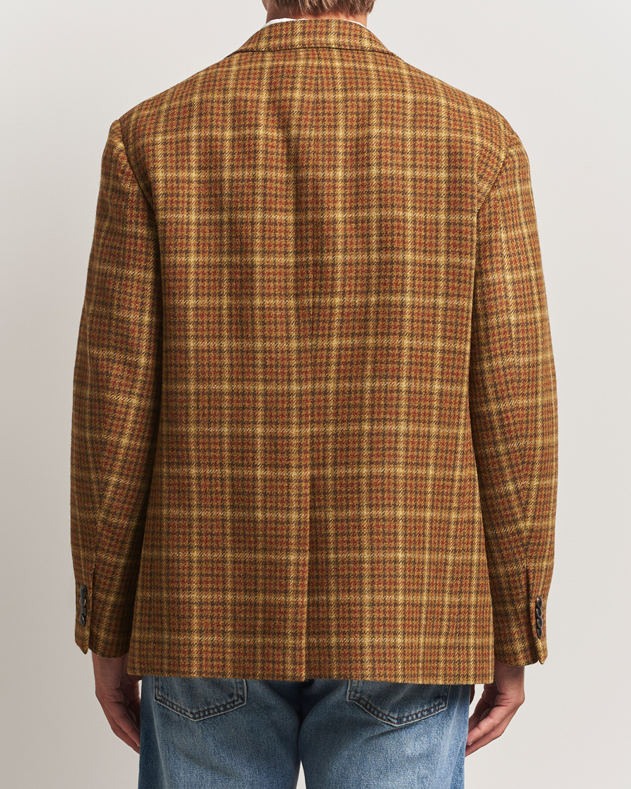 Uomini | Blazers | Gant | Checked Tweed Blazer Peanut Butter