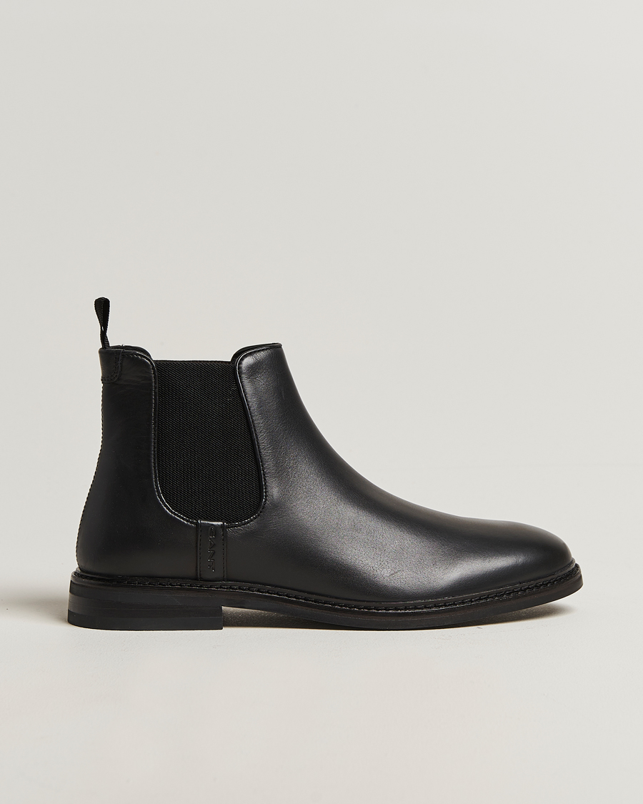 Uomini | Stivali | Gant | Bidford Leather Chelsea Boot Black