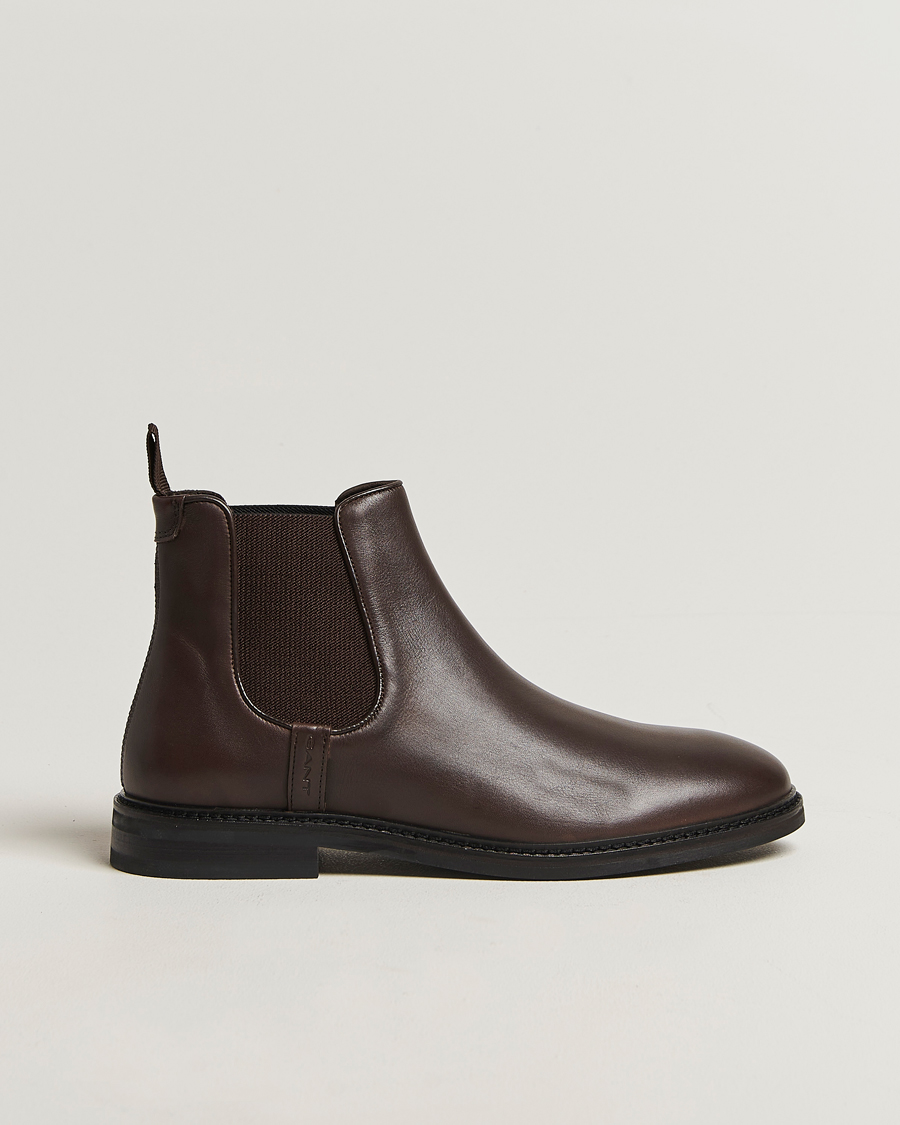 Uomini | Stivali | Gant | Bidford Leather Chelsea Boot Brown