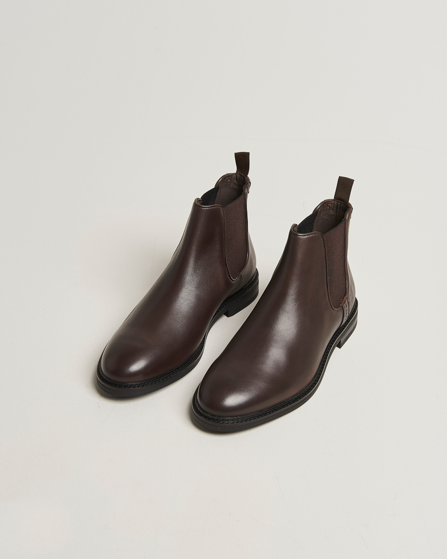 Uomini | Stivali | Gant | Bidford Leather Chelsea Boot Brown