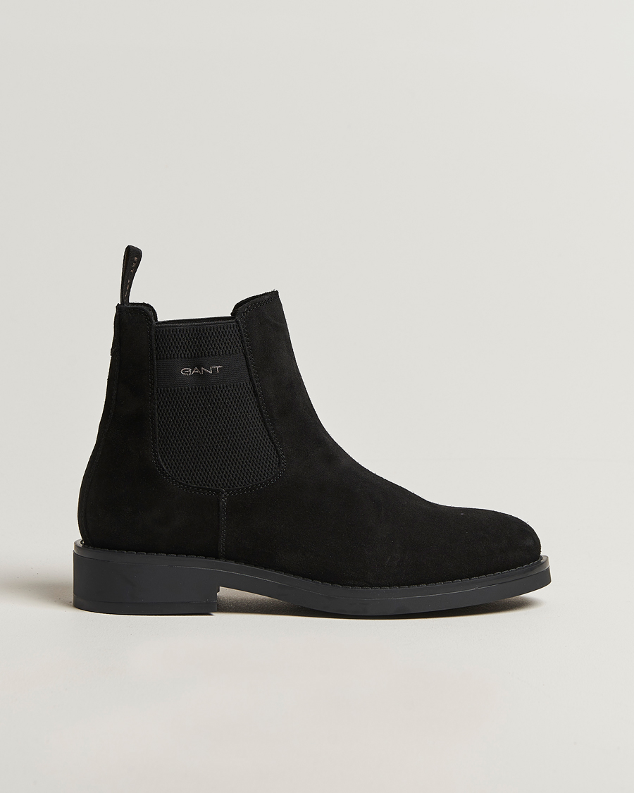 Uomini | Stivali | GANT | Prepdale Suede Chelsea Boot Black