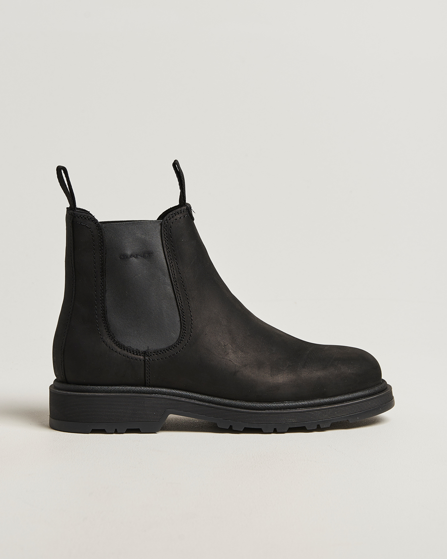 Uomini | Stivali | GANT | Blisdor Rough Leather Chelsea Boot Black