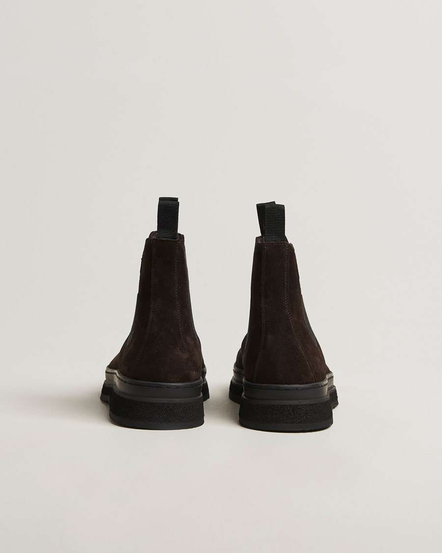 Uomini | Stivali | GANT | Blistown Shearling Suede Chelsea Boot Espresso Brown