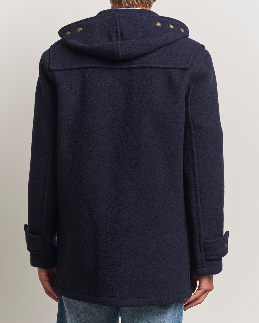 Uomini | Giacche | Gloverall | Mid Length Monty Union Jack Duffle Coat Navy